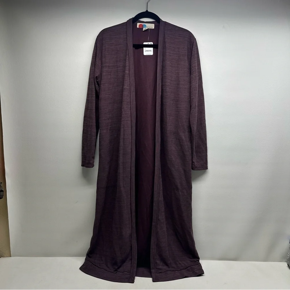 Free People Beach Plum Lounge Robe/cardigan size small nwt